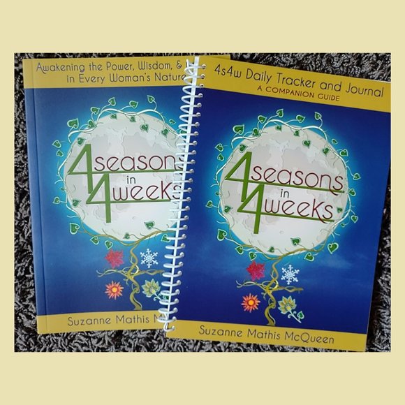 4 Seasons in 4 Weeks Book & Cycle Tracking Journal, by Suzanne Mathis McQueen - Picture 1 of 6